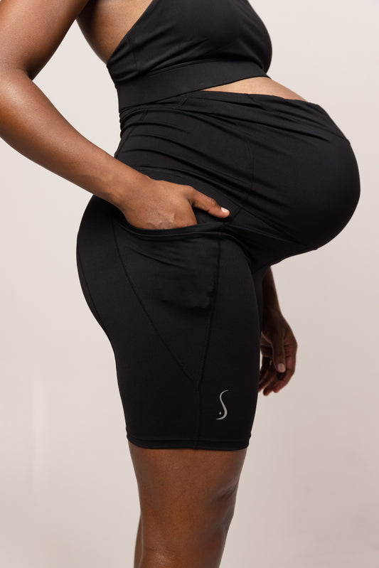 Mother Noir Biker Short
